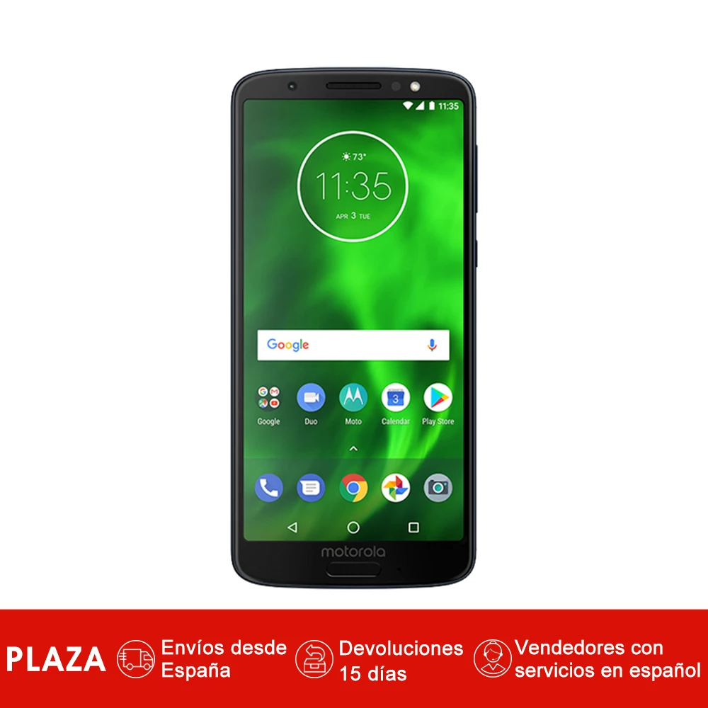 Moto Рола moto g6 плюс 15 см (5 9 & quot) 4 ГБ 64 12 МП Android 8 0 индиго|Смартфоны| |