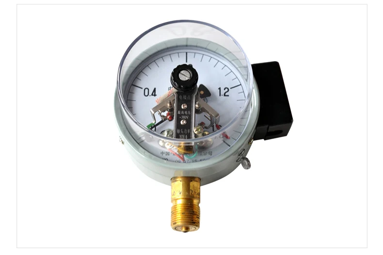 Pressure Gauge YXC-100 Magnetic auxiliary electric contact pressure gauge customize support 0-1.6MPA