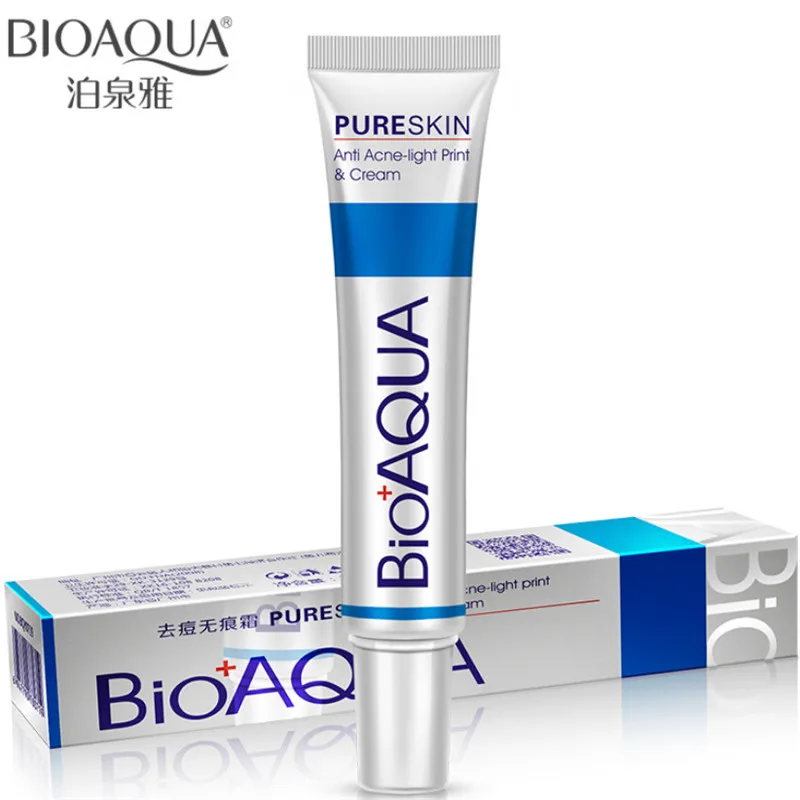 Крем от акне Bioaqua 30 г/контроль жирности/сужение пор/фотография/Уход за лицом |