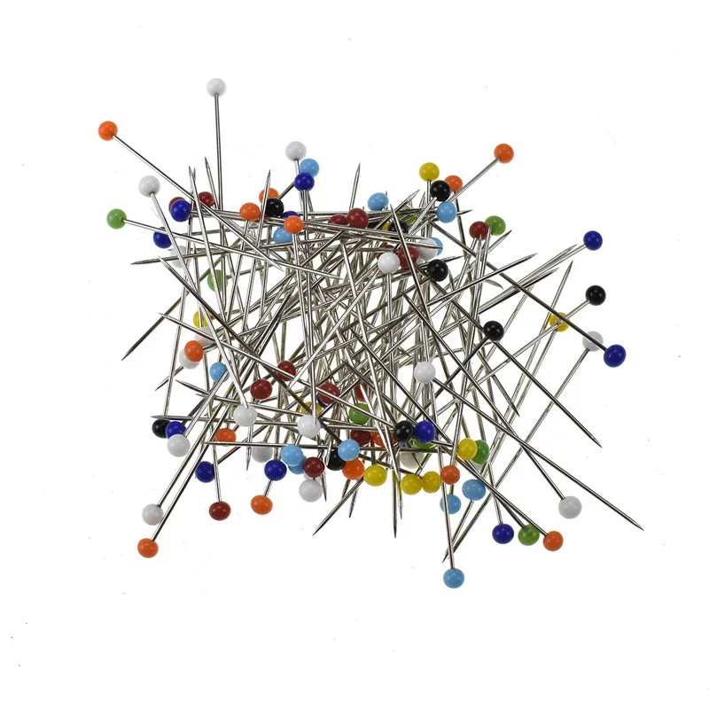 100 шт./кор. швейные иглы шпильки с круглой головкой булавки для шитья Свадебный корсаж семена цветов в стиле пэчворк шпильки инструменты для изготовления подарка «сделай сам» для Для женщин