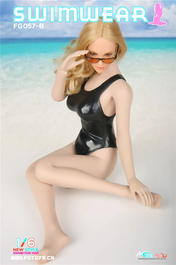 Fire Girl Toys FG057 1/6, сексуальная цельная Сексуальная крутая одежда бикини, набор для 12 дюймов, фигурки, куклы, игрушки, аксессуары