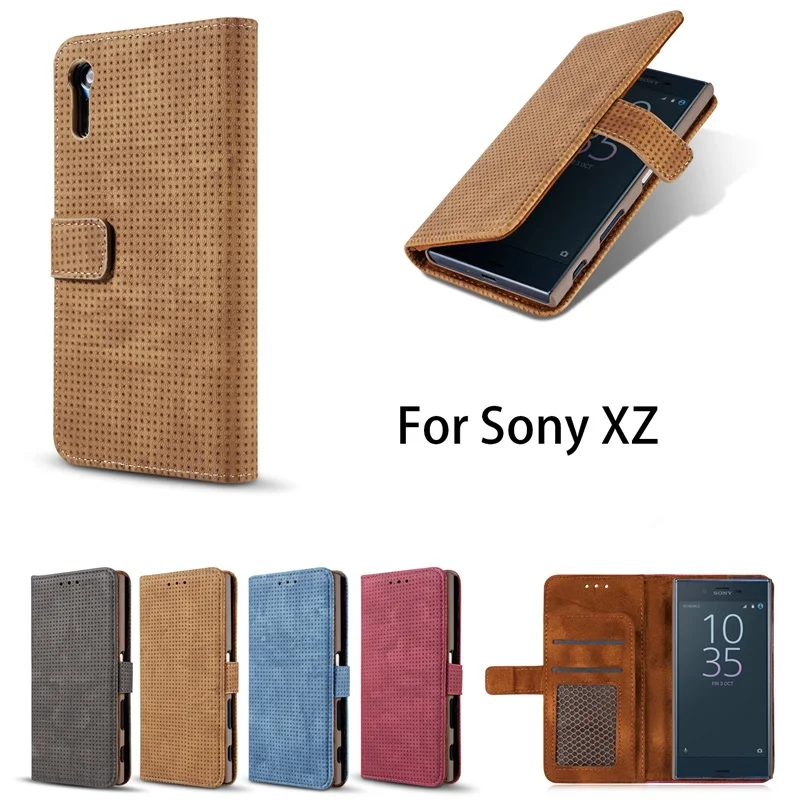Flip Cover For Sony XZ Case F8331 Ultra Thin Card Holder Phone Xperia Wallet Women Holster Luxury New | Мобильные телефоны и