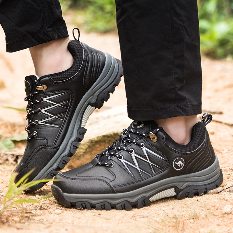 Man Hiking Shoes Spring Autumn Climbing Shoes for Men Black Army Green Trekking Shoes Man Rubber Bottom Non Slip Sneakers Man Hiking Shoes Spring Autumn Climbing Shoes for Men Black Army Green Trekking Shoes Man Rubber Bottom Non Slip Sneakers
