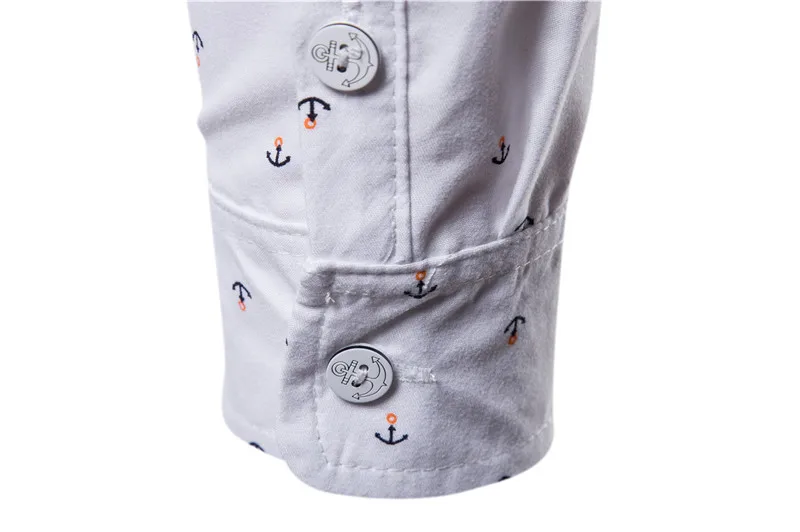 mens anchor pattern shirt 13