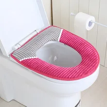 2 шт. Новое модное домашнее мягкое сидение для унитаза крышка моющееся сиденье для унитаза подушка для унитаза CALI006