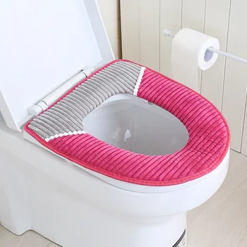 

Free shipping 2 pcs New Fashion Household Soft Toilet Seat Cover Washable Toilet Seat toilet seat cushion CALI006