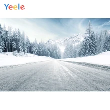 Yeele Winter Scenery Forest Snow Mount Room Decor Photography Backdrops Personalized Photographic Backgrounds For Photo Studio kate winter backdrops photography ice snow tree scenery photo shoot white forest world backdrops for photo studio