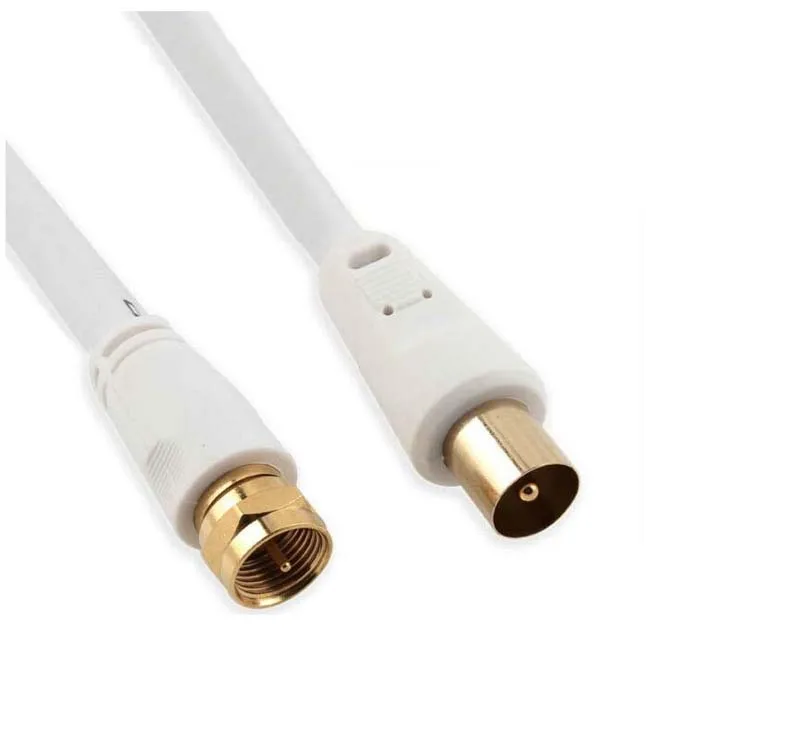 digital hdtv cable male to f type male coaxial tv satellite antenna satellite cable