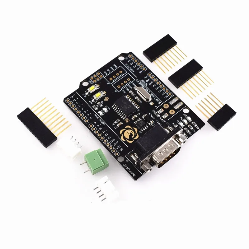 MCP2515 Can Bus Щит Плата модуль SUB D разъем Стандартный UART IIC SPI светодиодный индикатор
