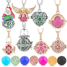Vocheng Санта Клаус Ангел бола Мехико Chime музыка бальное ожерелье с медальоном Винтаж беременность ожерелье для беременных женщин VA-100