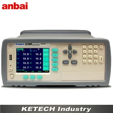 Многоканальный промышленных цифровой термометр, термопара тестер AT4516