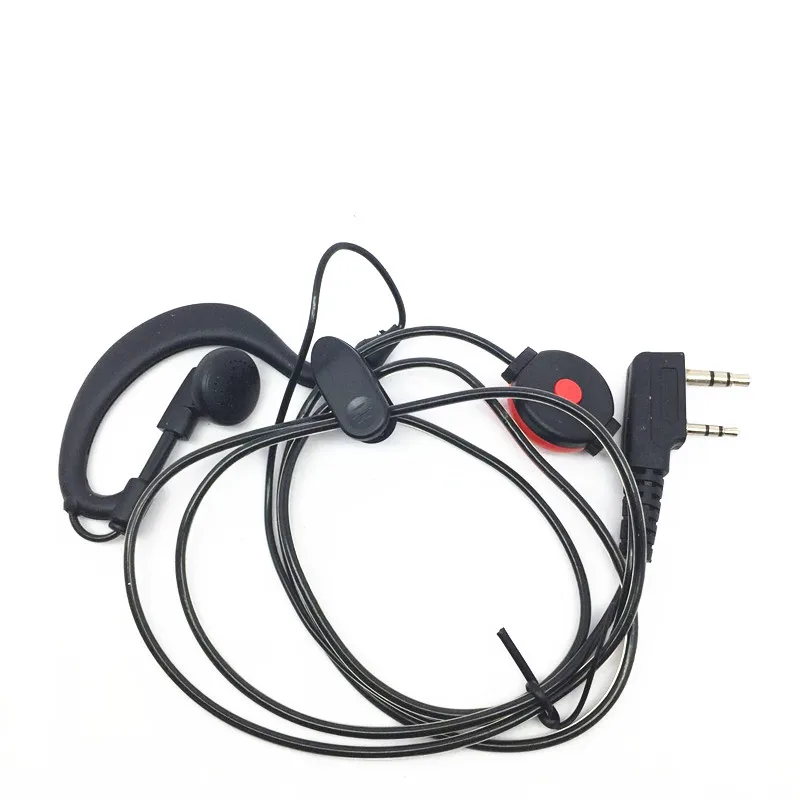 Новые Красные PTT Хрустальные Наушники для baofeng UV5R BF888S uv82 QUANSHEN tguv2 PUXING px777 px888k |