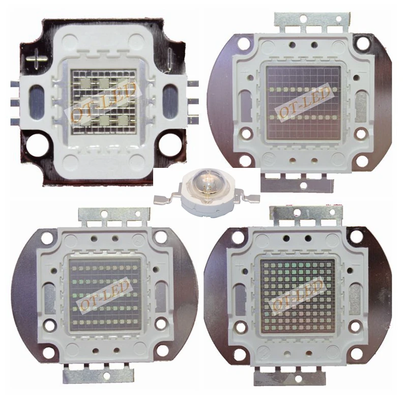 

High power LED chip UV lamp 360-400Nm Purple Light 3W 5W 10W 20W 50W 100W Printer Nail Currency Disinfection Ultraviolet UVA COB