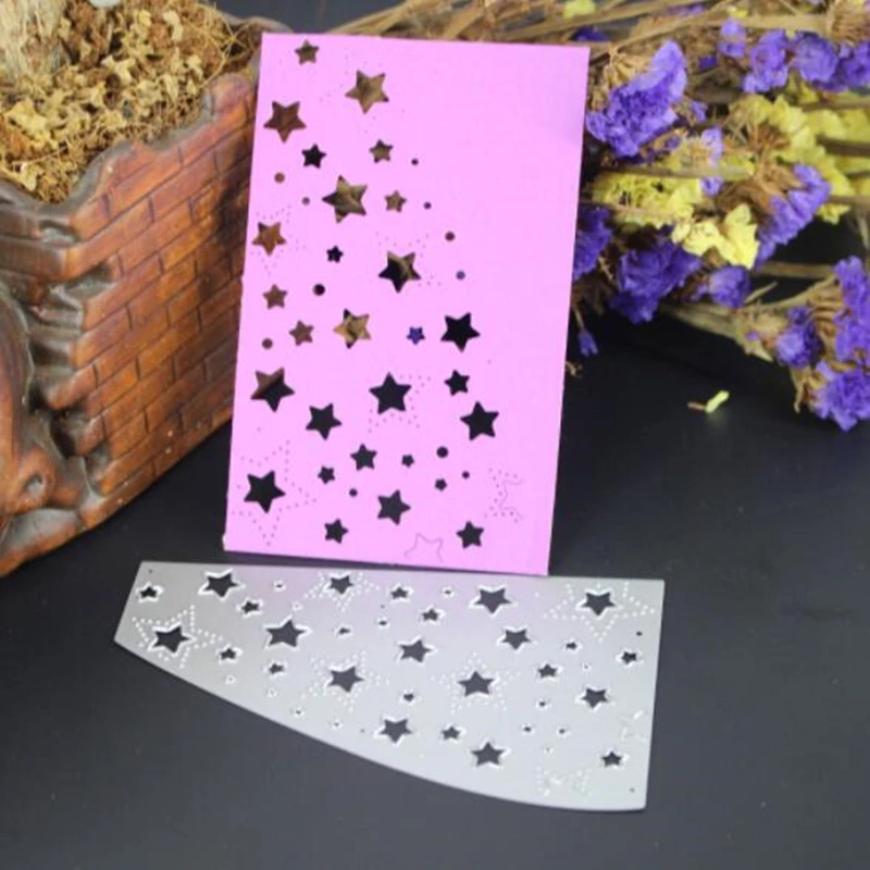 

SCD683 Stars Cover Metal Cutting Dies For Scrapbooking Stencils DIY Album Cards Decoration Embossing Folder Die Cuts Tools New