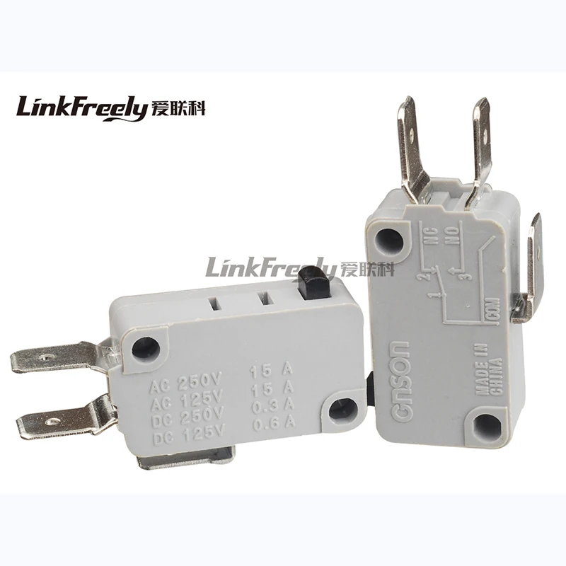 

mini high quality micro limit switch high current 15A 250VAC/ 125VAC 0.3A 250VDC /125VDC SPDT V15T16-C1 travel switch