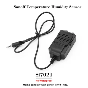 

SONOFF Sensor Si7021 High Accuracy Monitor Module Temperature Humidity Sensor Probe for Sonoff TH10 and Sonoff TH16