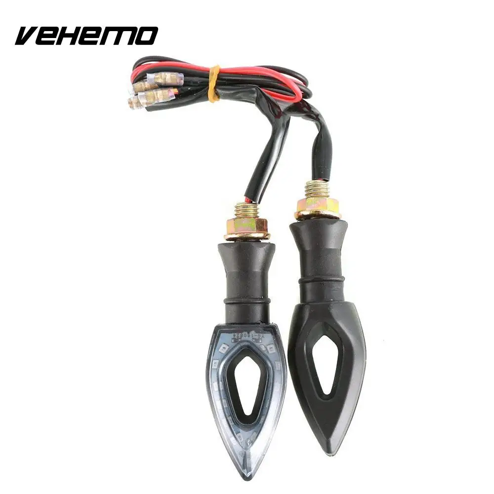 Vehemo мотоциклетные светодиодный индикатор лампы сигнала поворота сигнальная