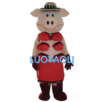 

Puppets Striptease Strip Pig Swinish Mascot Costume, Party Outfits Fancy Dress Free Shipping
