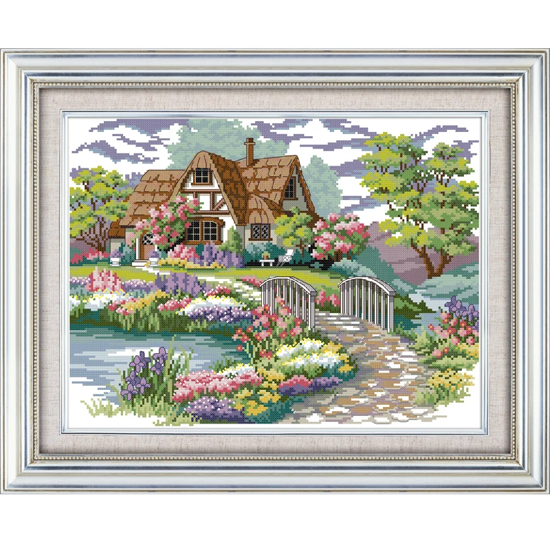 Joy Sunday Dream House Счетный Набор для вышивания крестиком Diy 11CT14CT Набор для вышивания крестиком оптом Набор для вышивания рукоделия