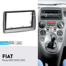 Двойной Din Автомобильная панель Радио панель для FIAT Panda(169) 2003-2012 аудио рамка Dash монтажный комплект установка переходная накладка рамка