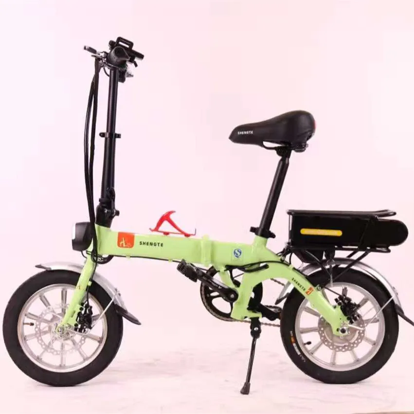 2017 New Foldable Electric Bicycle 14inch Mini Cycling 350W 48V 15A E Bikebicycle pedalbicycle