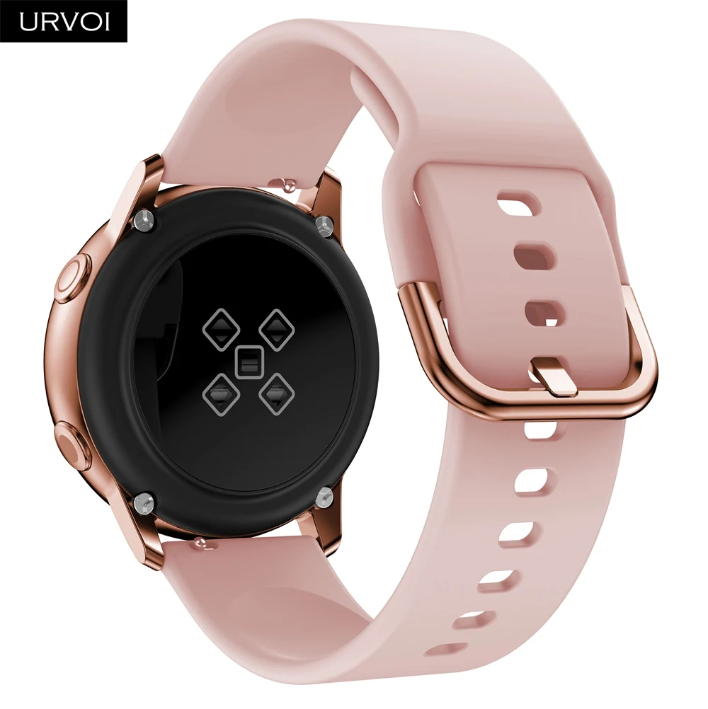 URVOI ремешок для Galaxy Watch Active 42 мм спортивный силиконовый ремешок Официальный Дизайн быстроразъемные контакты мягкая удобная замена