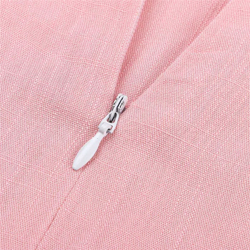 HOT sell Fashion summer dress 2018 beach dress Women Short Sleeve Holiday Solid Dress Ladies Ruffle Mini Dress vestido Y20#N (7)