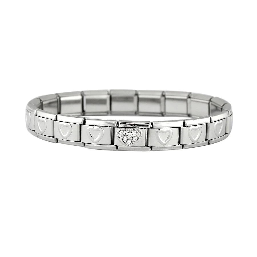 Charm-Bracelets-For-Woman-Love-Stainless-Steel-Bracelet-I-Love-Family-Wings-Snowflake-Butterfly-Silver-Bracelet