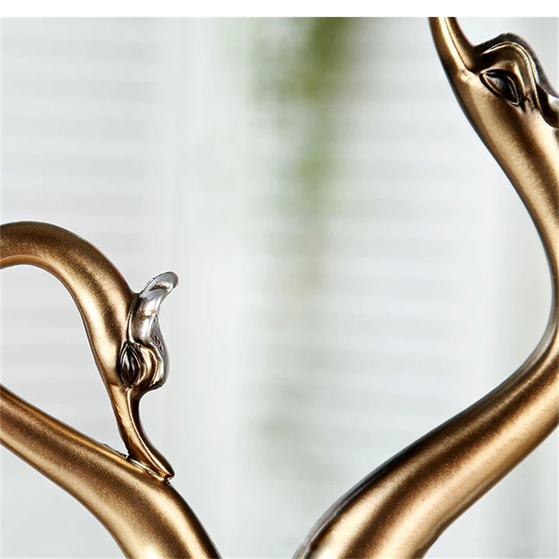  Cute Lovers Swan Valentines Gift Modern Home Decorations Accessories Wedding Gift Desk Decor Living - 32981927914