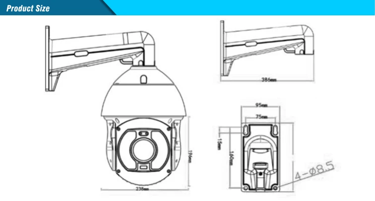 PoE 40X zoom новая технология полноцветный светильник CMOS sony IMX385 1080P IP PTZ камера Лазерная 300 м Ночная Vew CCTV камера