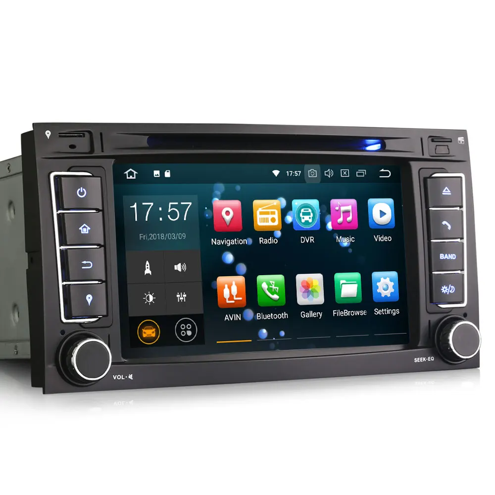 Discount 7" Quad-Core Android 9.0 Pie OS Car DVD Multimedia GPS Radio for Volkswagen Touareg 2004-2010 & Volkswagen T5 Multivan 2004-2009 5