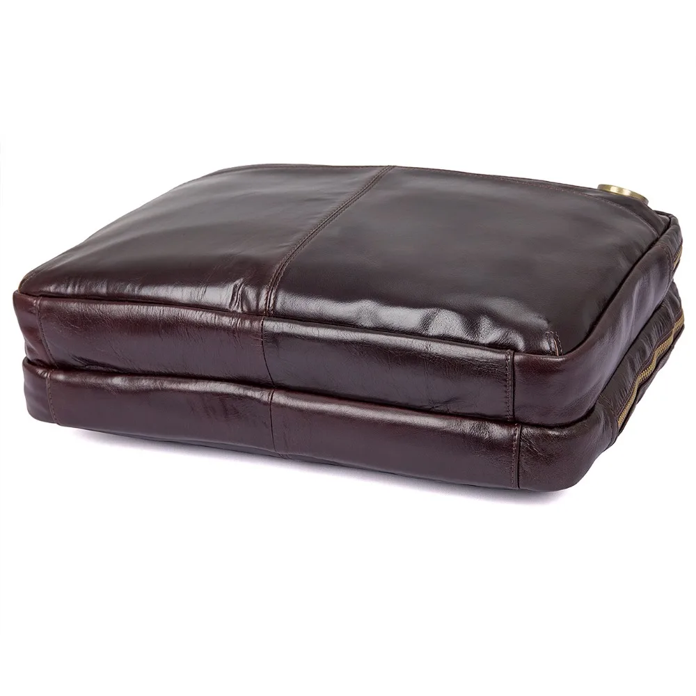 J.M.D натуральная кожа мужская сумка для ноутбука сумка портфель сумка 7092-3C