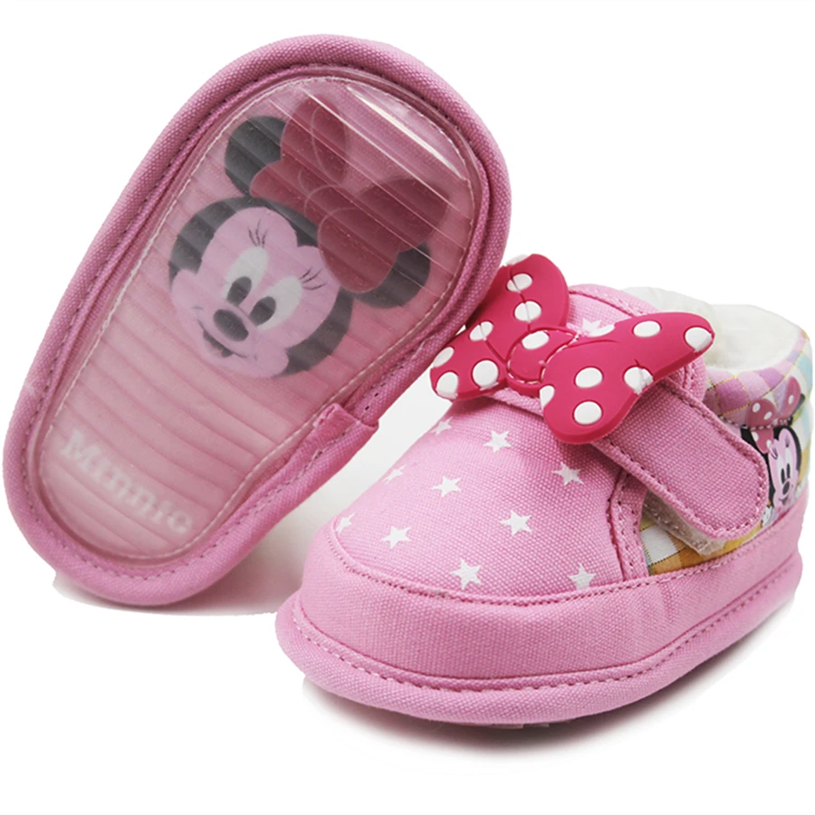 Lolita Minnie Baby Girl First Walkers Winter Baby Boy Shoes Men Loafer Newborn All For Children Pink Footwear Blue Shoes 70A1001 infant toddler baby boy girl kid soft sole shoes laces up sneaker newborn 0 18m first walkers baby shoes