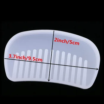 

Comb Silicone Molds,Combs Making and DIY Craft Make,Semi-Transparent
