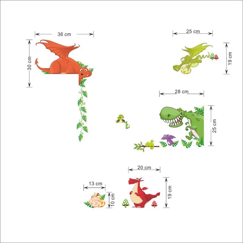 Мир парк динозавры наклейки на стену для детской комнаты декор для комнаты мальчика 3d оконный эффект наклейки на стены плакат настенная бумага Фреска - Цвет: cd002