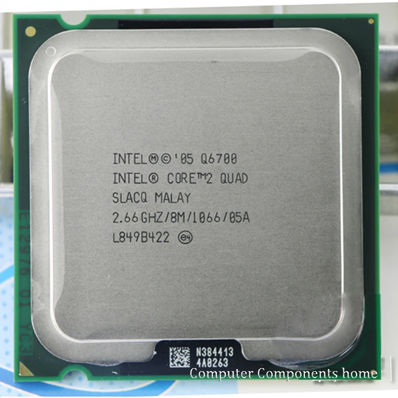 Процессор Intel Core 2 Q6700 Socket LGA 775 cpu(2,66 ГГц/8 м/1066 ГГц) настольный процессор