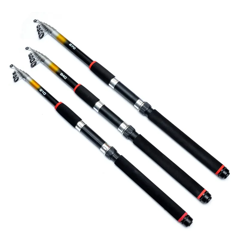 Portable Telescopic Fishing Rods Glass Fiber Peche Carpe Fishing Rod