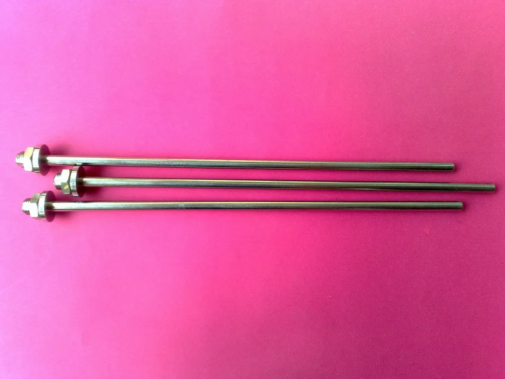 

Free shipping brand new 10PCS/Lot 6*250mm 304L stainless steel probe for Temperature sensor with M10 Thread metal pipe