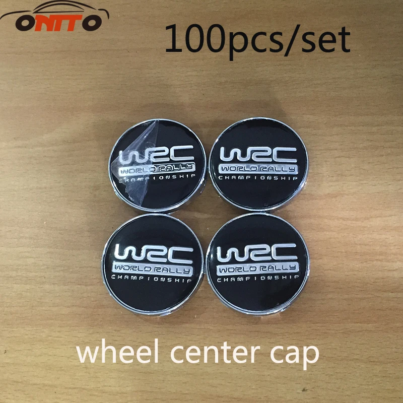 

Wholesale 100 x 60mm Black WRC Car Wheel center Hub Cap Auto Badge Emblem covers styling