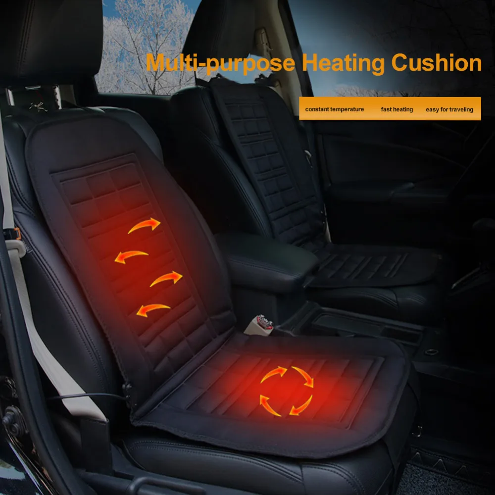 12V Single Car Heater Heat Heating Pad Winter Car Seat Heating Cushion