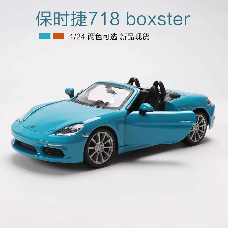 Bburago 1:24 металлическая модель супер игрушечного автомобиля для Porsc 718 с