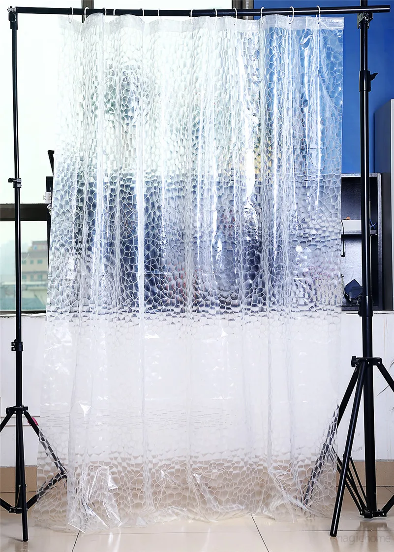 Transparant Douchegordijn 3D PEVA Water Cube Douchegordijn Home Decor