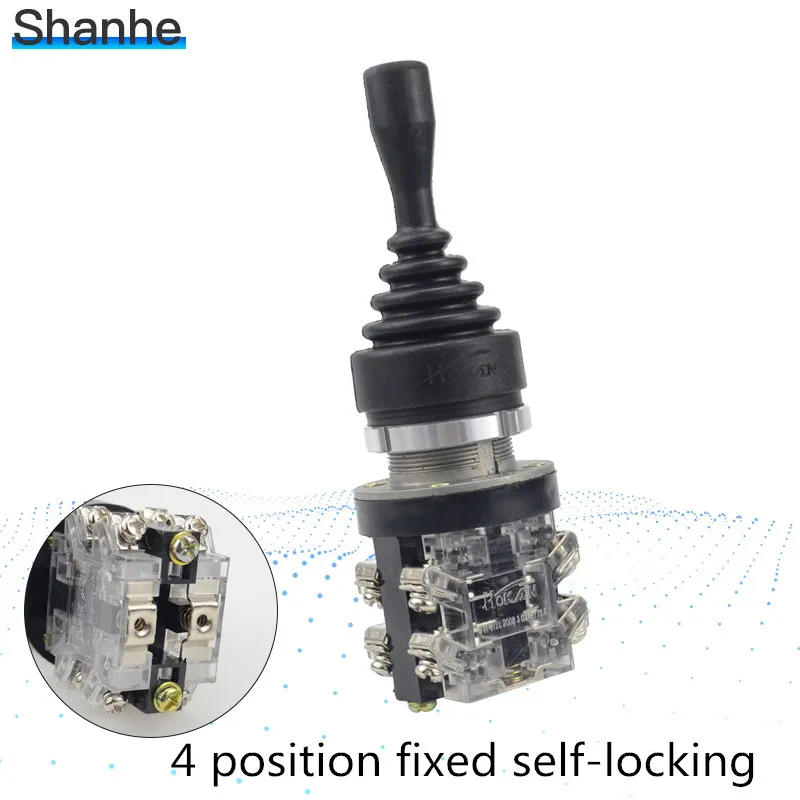 

latching waterproof joystick switch 30mm monolever switch 4 ways maintained
