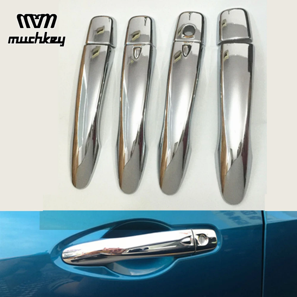 High quality Chrome Car Side Door Handle Cover Trim With SMART Keyhole