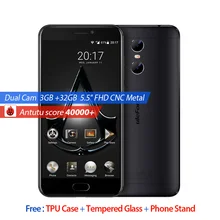 Ulefone gemini 4g téléphone 32 gb rom 5.5 pouce écran andriod 6.0 MT6737T Quad Core 1.5 GHz 3 GB RAM LTE Smartphone 13MP OTG 3 caméras