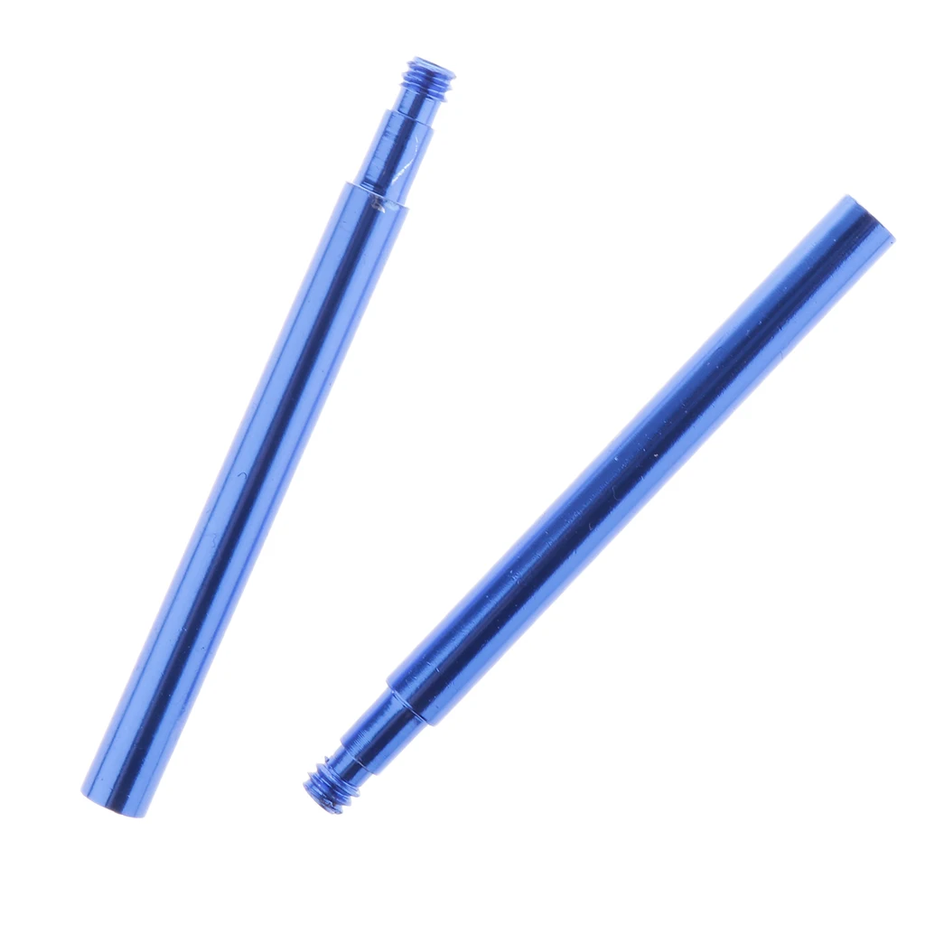 2pcs Bike Bicycle 70mm 2.76'' Alloy Presta Valve Extender French-Valve Adapter Extension Tube Accessories