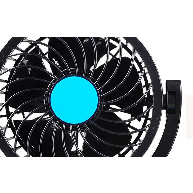 Регулируемый Скорость 24 В DC HX-T303 Авто поклонников Air Ventiladores Para Vehiculos черный вращающийся на 360 градусов