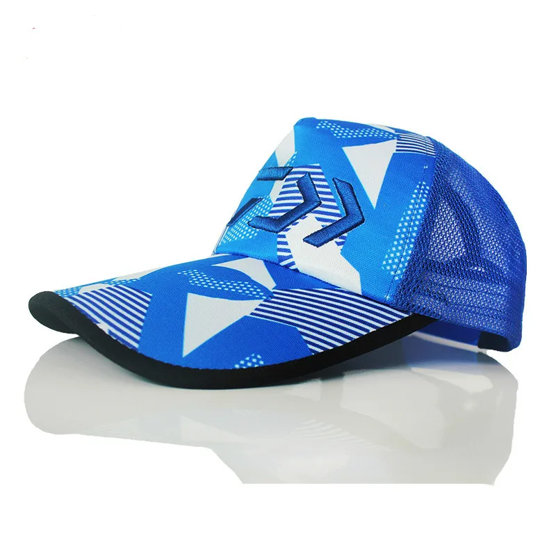 DAIWA DAWA взрослые мужские Регулируемые дышащие рыбацкие японские солнцезащитные очки спортивные Бейсбольные шляпы для рыбалки кепки черная специальная Кепка шляпа
