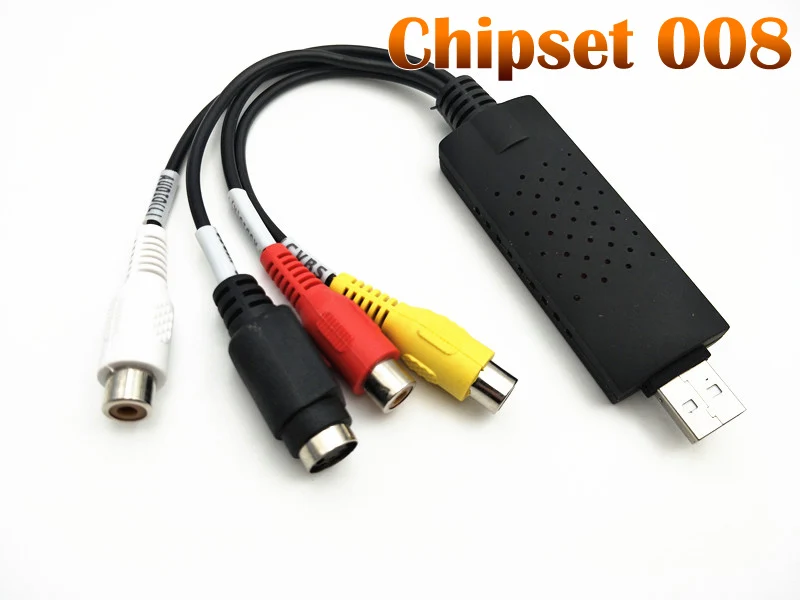 new update Chipset 008 replace UTV 007 USB 2.0 Video Capture Grabber Card adapter TV DVD VHS Audio for win 7 8 10 OS | Компьютеры и