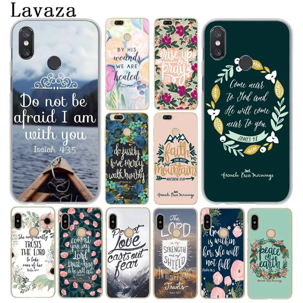 

Bible verse Philippians Jesus Christ Christian Case for Xiaomi MI 9 9T A3 Pro CC9 CC9E 8 SE A2 Lite A1 pocophone f1 6X 5X MAX 3